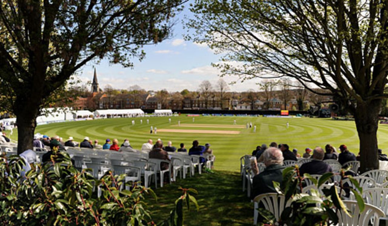 Surrey met Worcestershire on a picturesque day at the Whitgift School in Croydon, Surrey v Worcestershire, County Championship, Division Two, Croydon, April 21, 2010