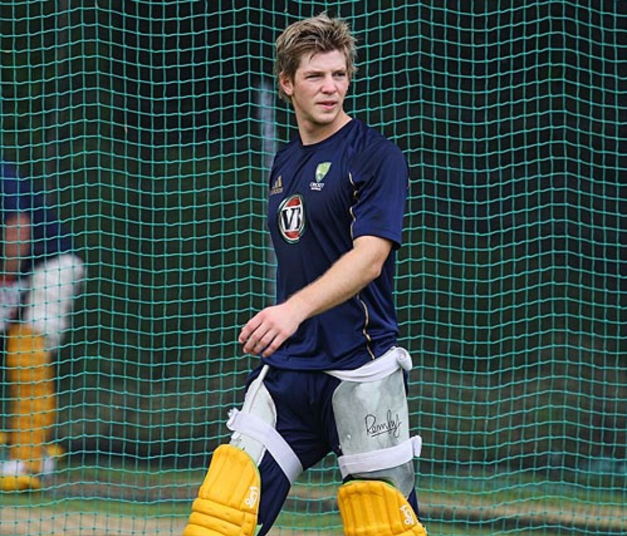 Tim Paine at the nets, Brisbane, April 22, 2010