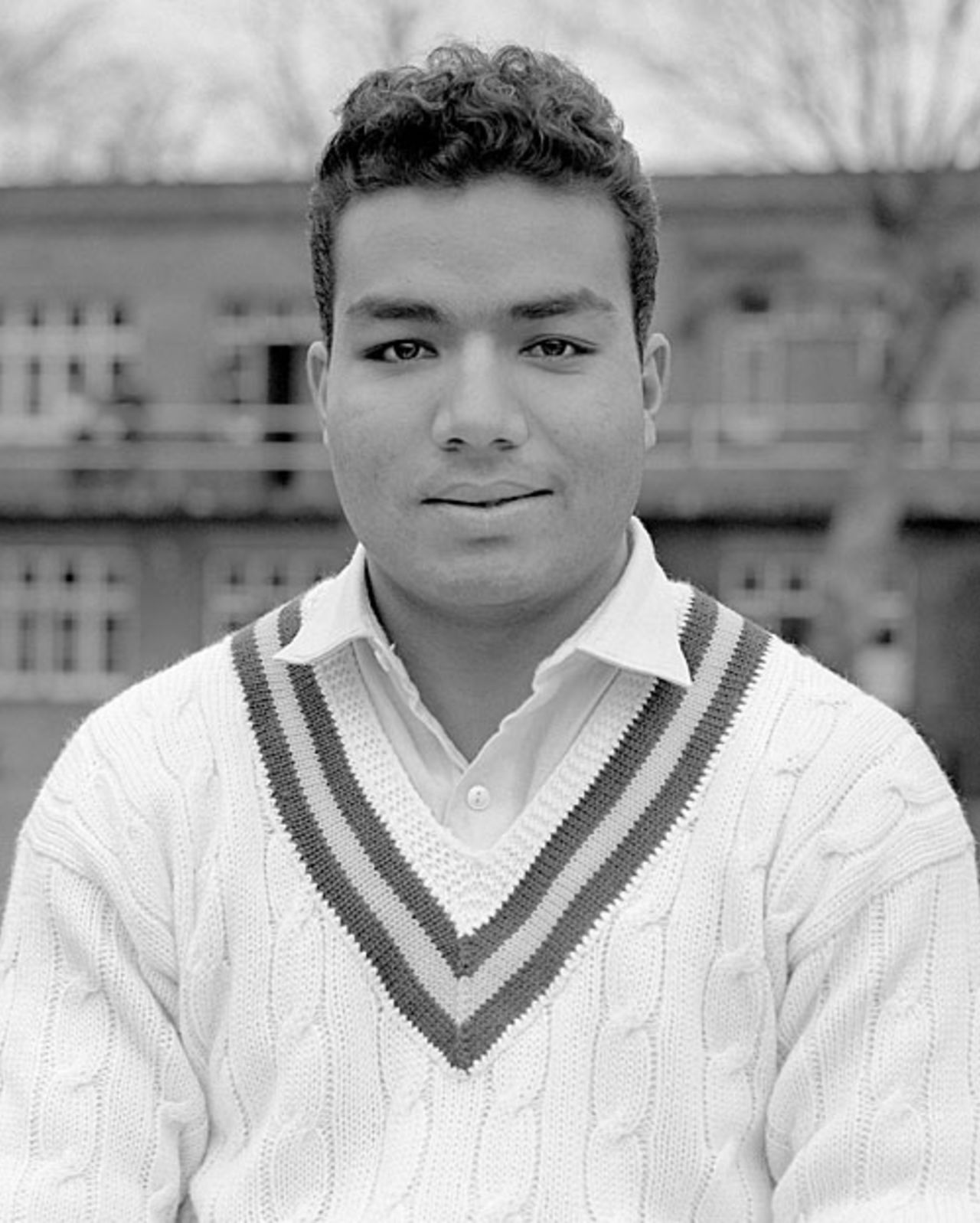 Intikhab Alam at the Pakistan nets, April 27, 1962