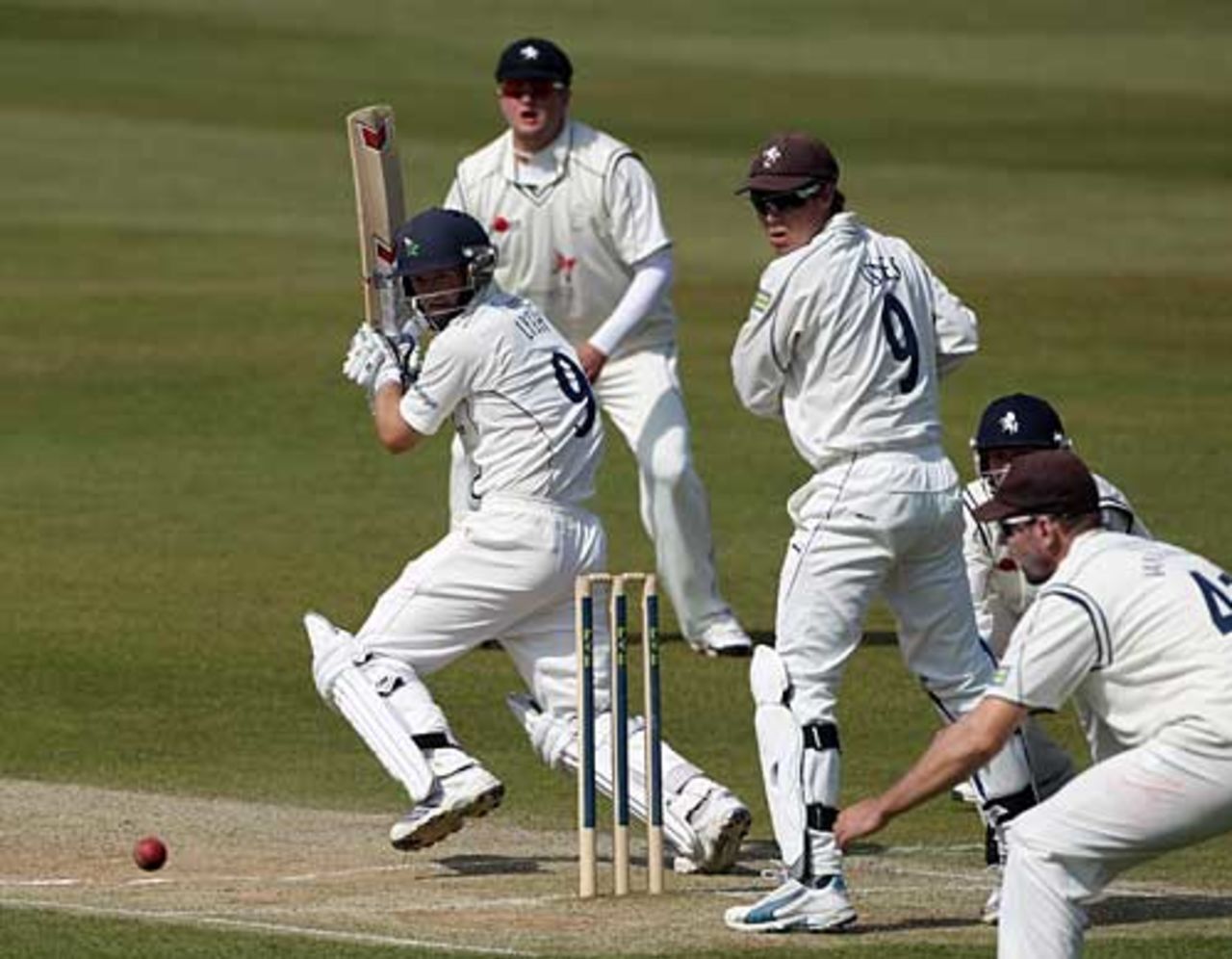 Adam Lyth guides the ball away during a productive opening stand, Kent v Yorkshire, County Championship, Division One, Canterbury, April 24, 2010