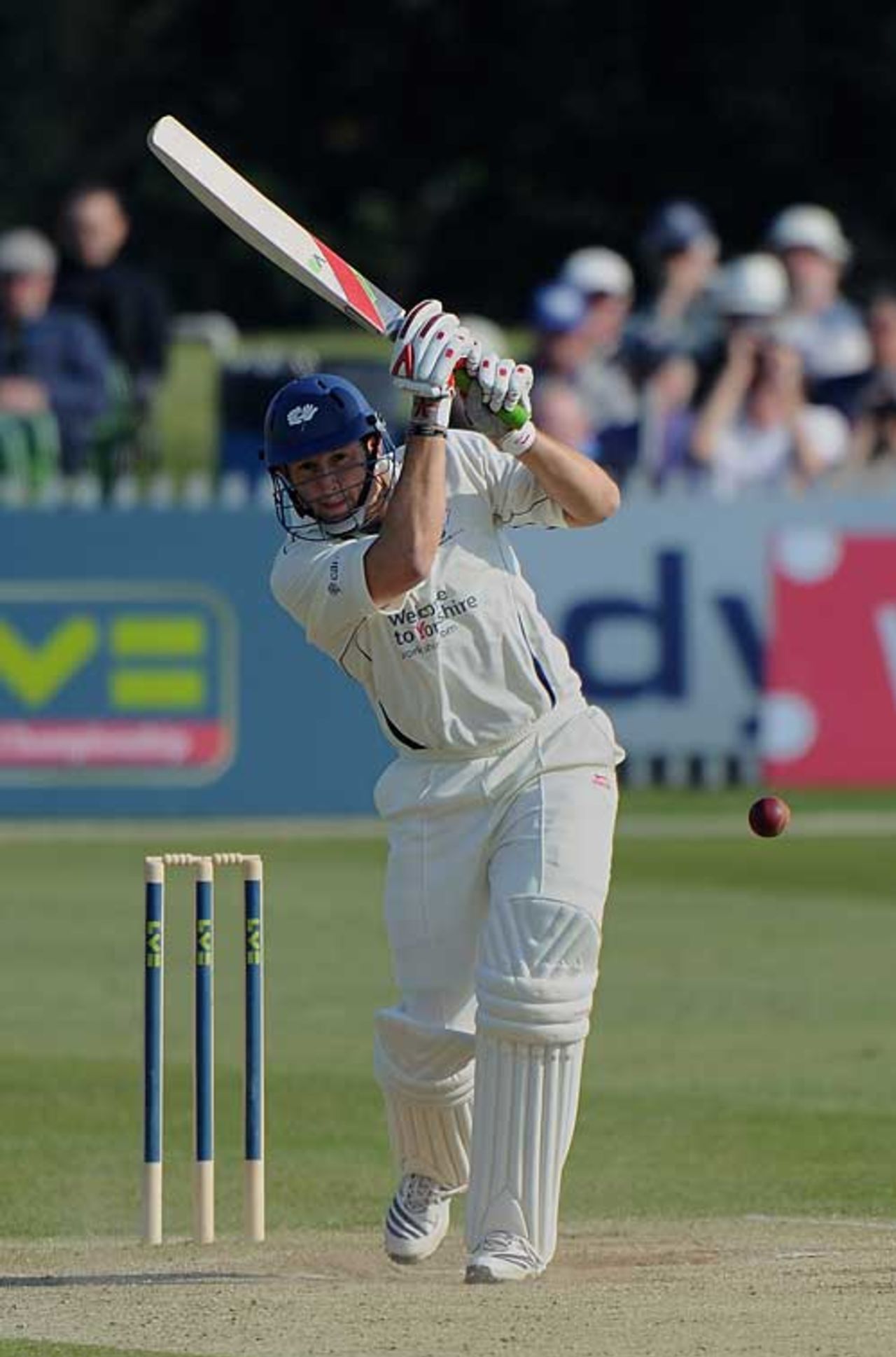 Tim Bresnan hit 70 after being promoted to No. 3, Kent v Yorkshire, County Championship, Division One, Canterbury, April 24, 2010