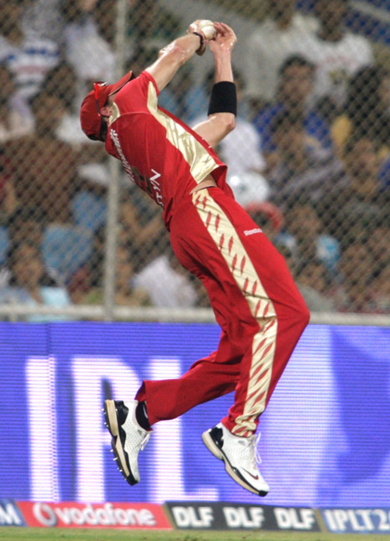 Dale Steyn drops a catch off Andrew Symonds, Deccan Chargers v Royal Challengers Bangalore, IPL, Mumbai, April 24, 2010