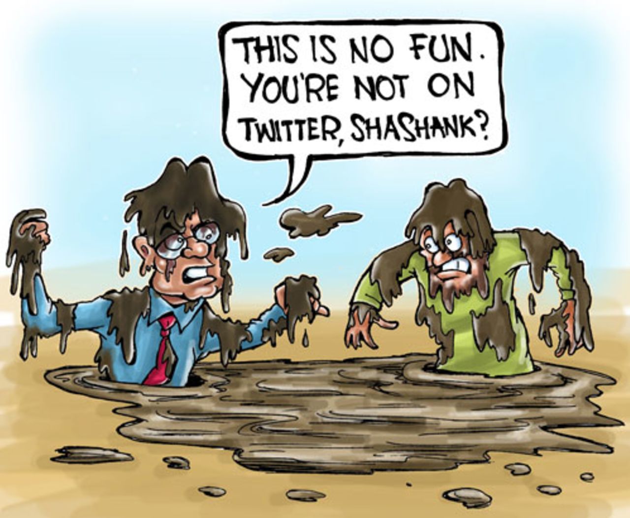 Cartoon: Dirty fighting