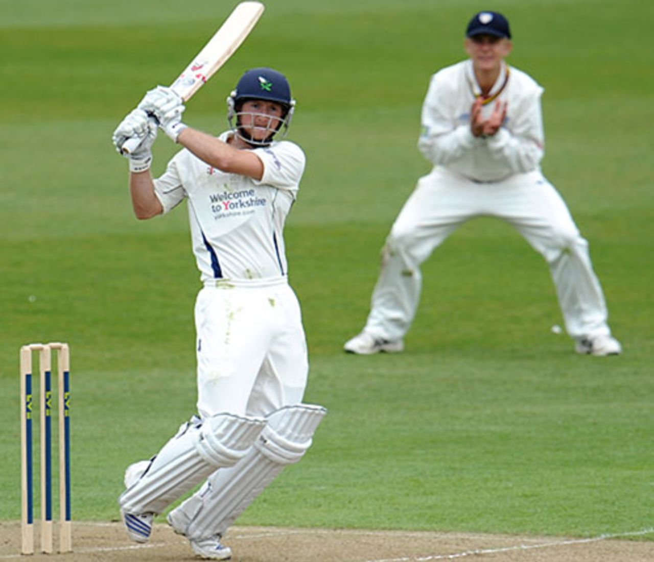 Adam Lyth scored 85 as the Yorkshire top order made the most of an injury-depleted Durham attack, Yorkshire v Durham, County Championship, Division One, Headingley, April 27, 2010