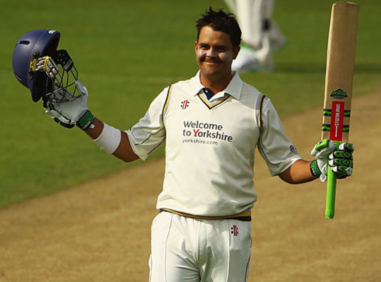 Jaques Rudolph's unbeaten double century anchored a massive Yorkshire first innings, Yorkshire v Durham, County Championship, Division One, April 28, 2010