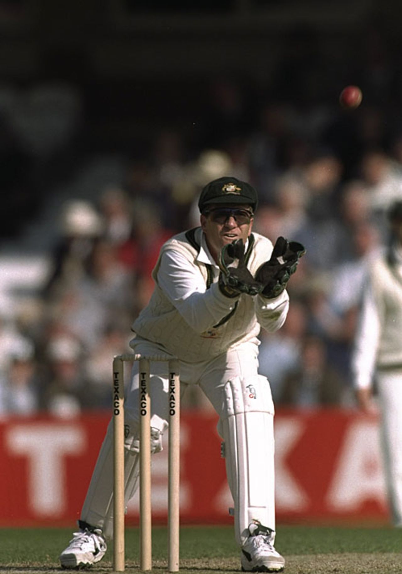Ian Healy takes a return catch, England v Australia, 2nd ODI, The Oval, May 24, 1997