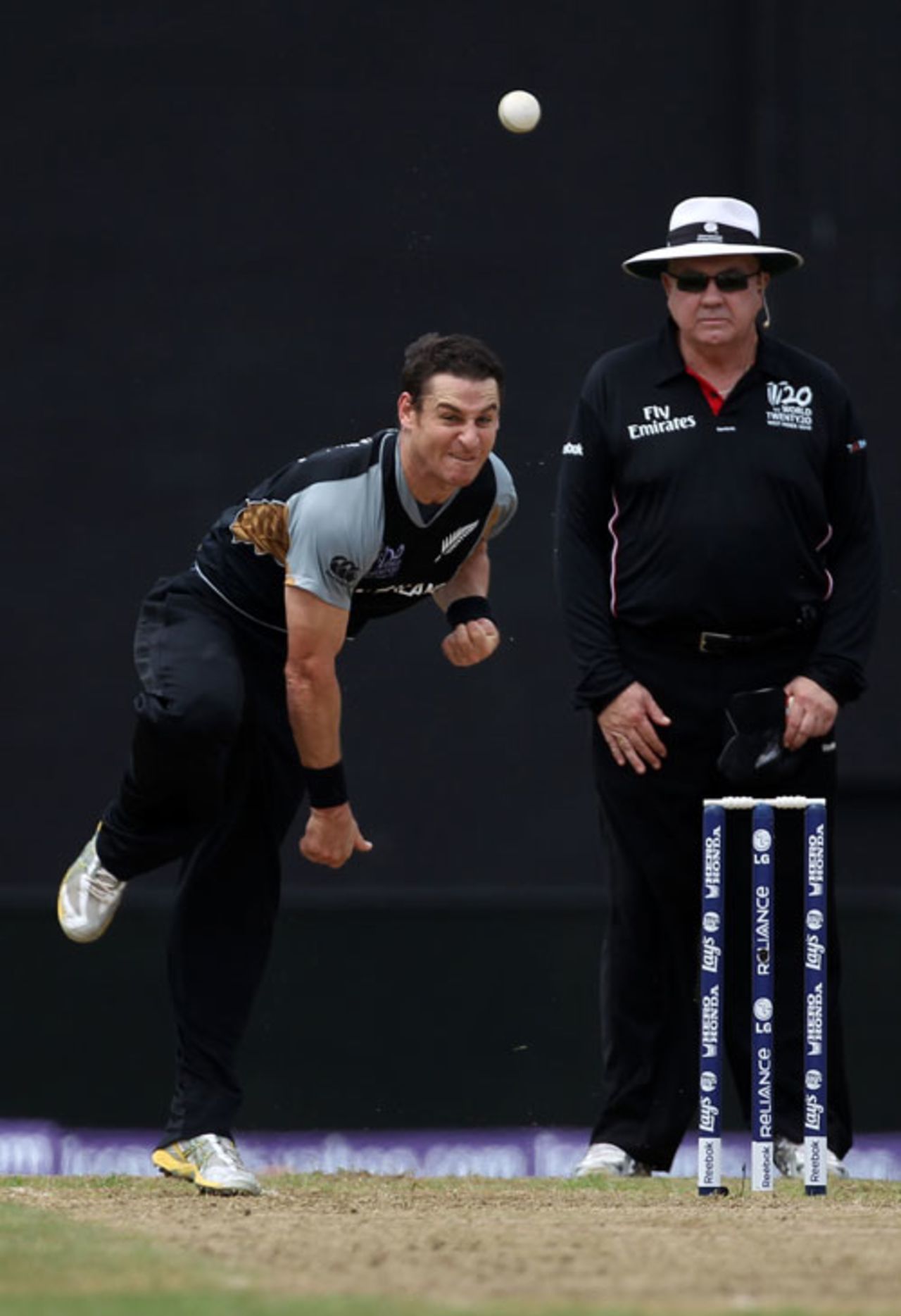 Nathan McCullum was among the wickets again, New Zealand v Zimbabwe, World Twenty20, Guyana, May 4, 2010