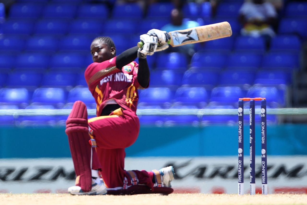Deandra Dottin slammed nine sixes in her century, West Indies v South Africa, ICC Women's World Twenty20, St Kitts, May 5 2010