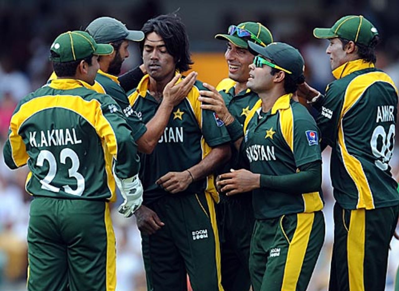 Mohammad Sami gave Pakistan an early burst, New Zealand v Pakistan, Super Eights, Group E, World Twenty20, Barbados, May 8, 2010

