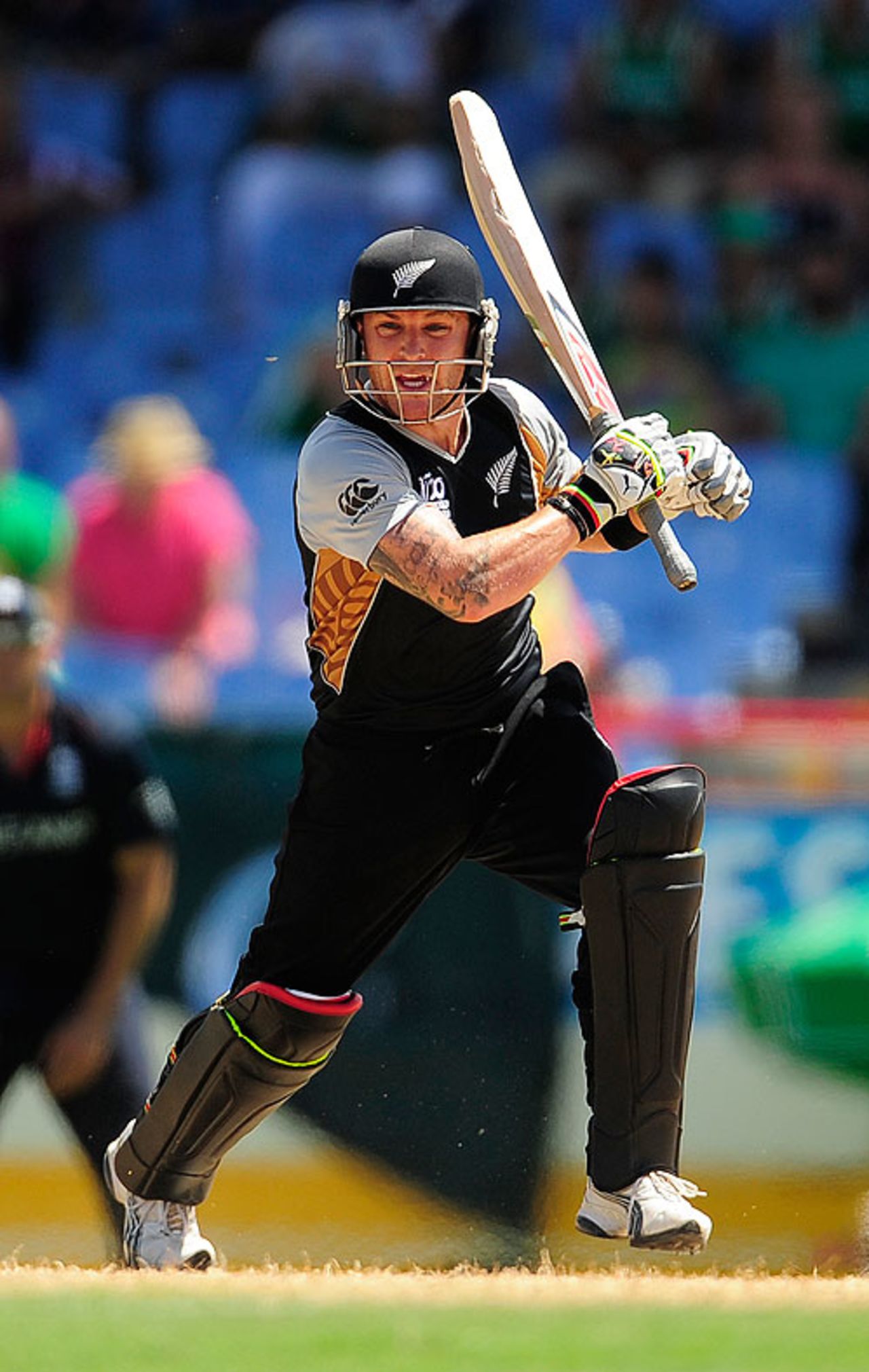 Brendon McCullum made 33 from 32 balls without ever reaching top gear, England v New Zealand, Super Eights, ICC World Twenty20, St Lucia, May 10, 2010