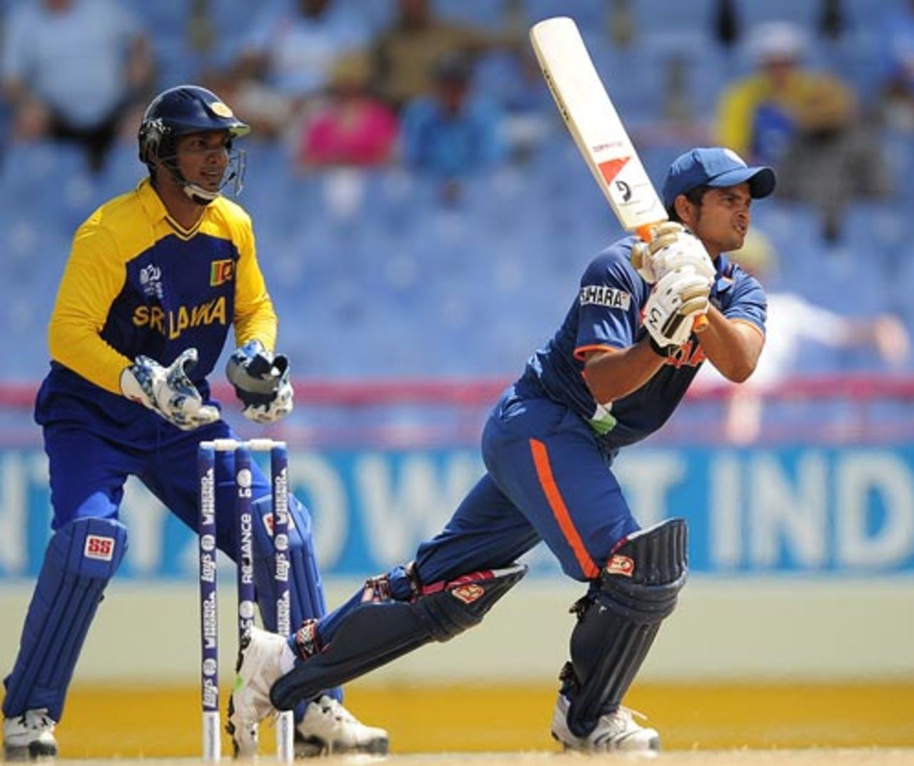 Suresh Raina made an attacking 63, Sri Lanka v India, Group F, World Twenty20, St Lucia, May 11, 2010