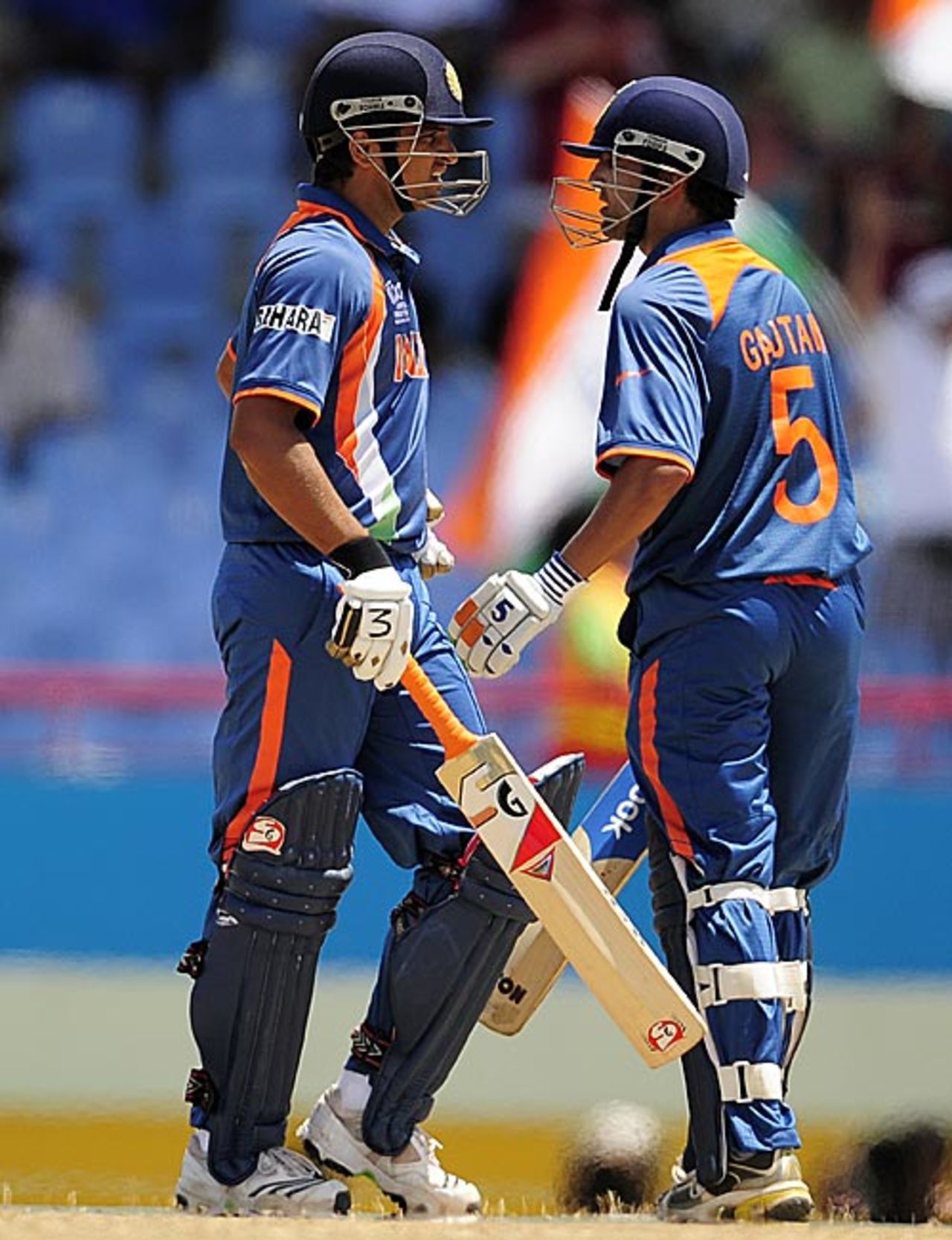 Suresh Raina and Gautam Gambhir added 60 for the second wicket, Sri Lanka v India, Group F, World Twenty20, St Lucia, May 11, 2010