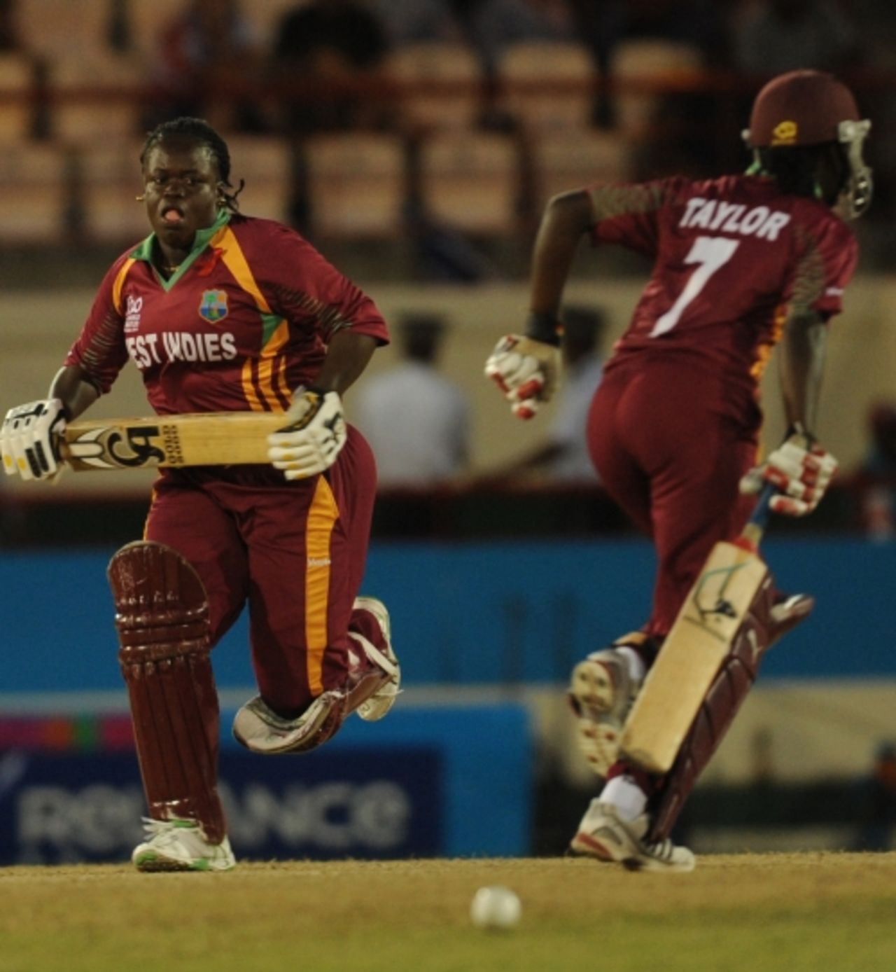 Stafanie Taylor and Cordel Jack put on 41 for the second wicket to keep West Indies in the hunt, West Indies Women v New Zealand Women, 2nd semi-final, Women's World Twenty20, St Lucia