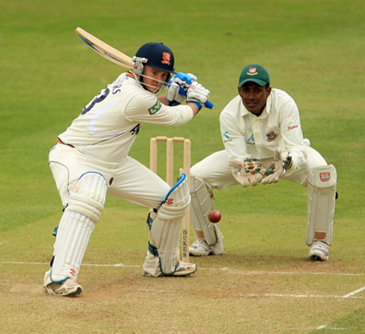 John Maunders made the most of Bangladesh's inexperienced pace attack with his eighth first-class hundred, Essex XI v Bangladeshis, Chelmsford, 2nd day, May 15, 2010