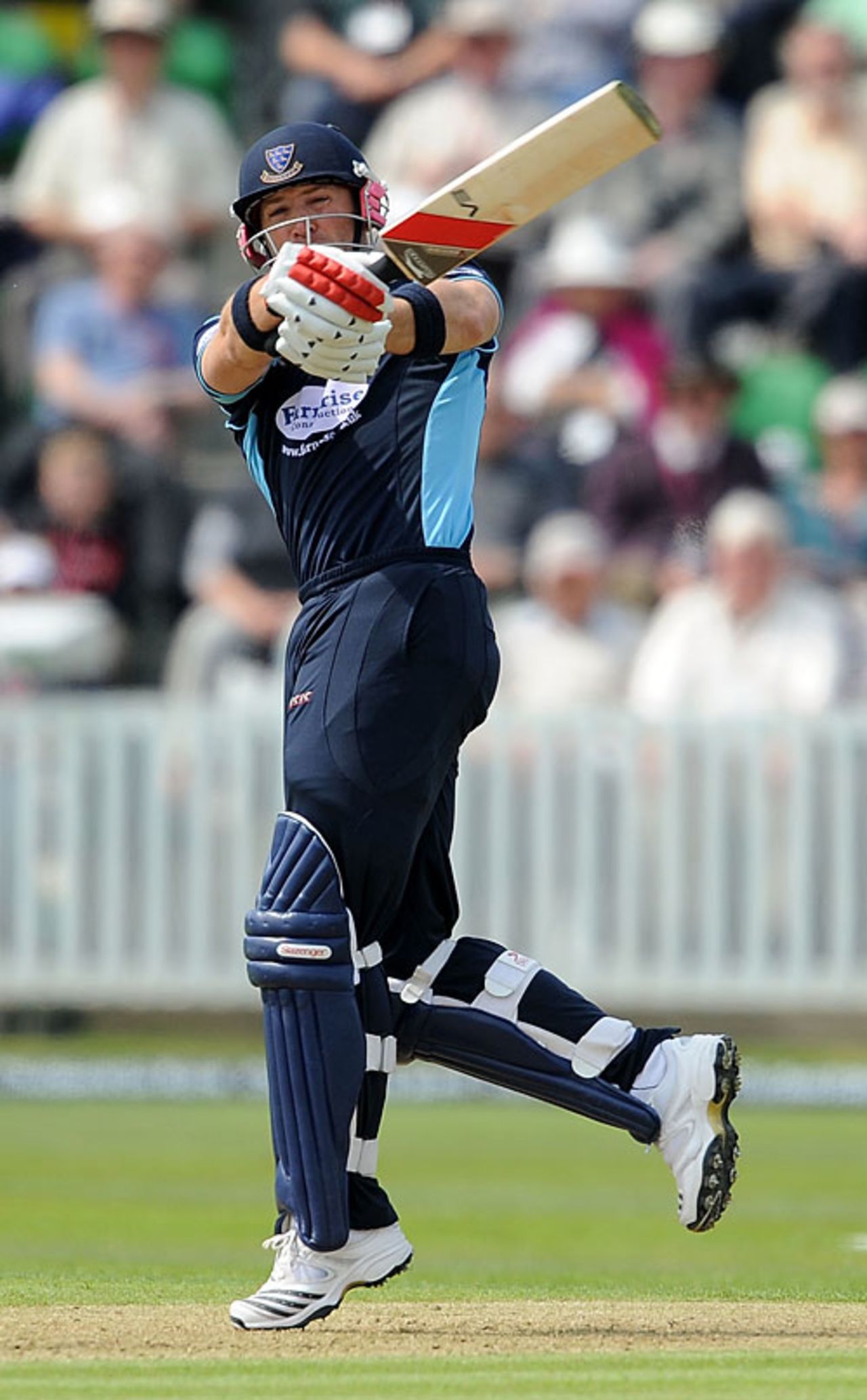 Matt Prior justified his move to play as a specialist batsman with 64 from 66 balls, Somerset v Sussex, Clydesdale Bank 40, Bristol, May 15, 2010