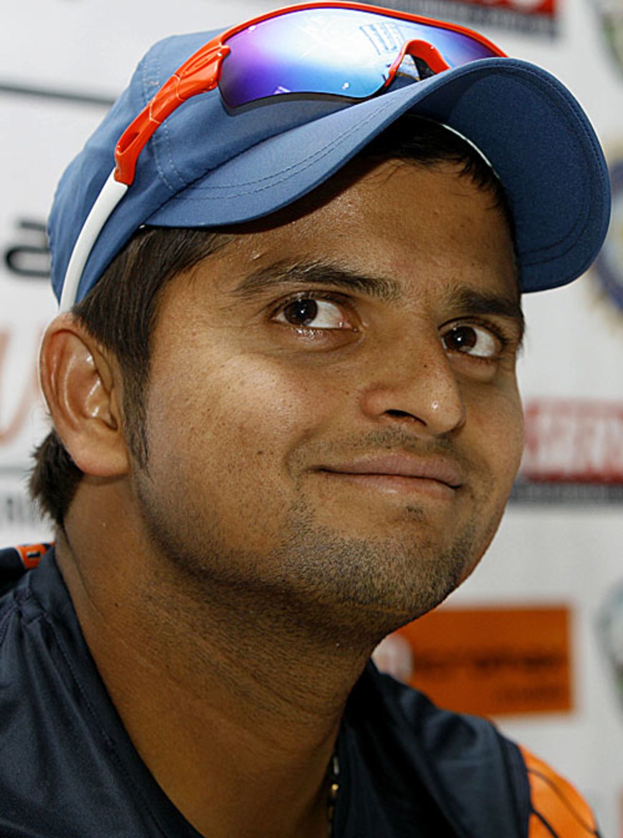 Suresh Raina looks on during a press conference, Bulawayo, May 27, 2010