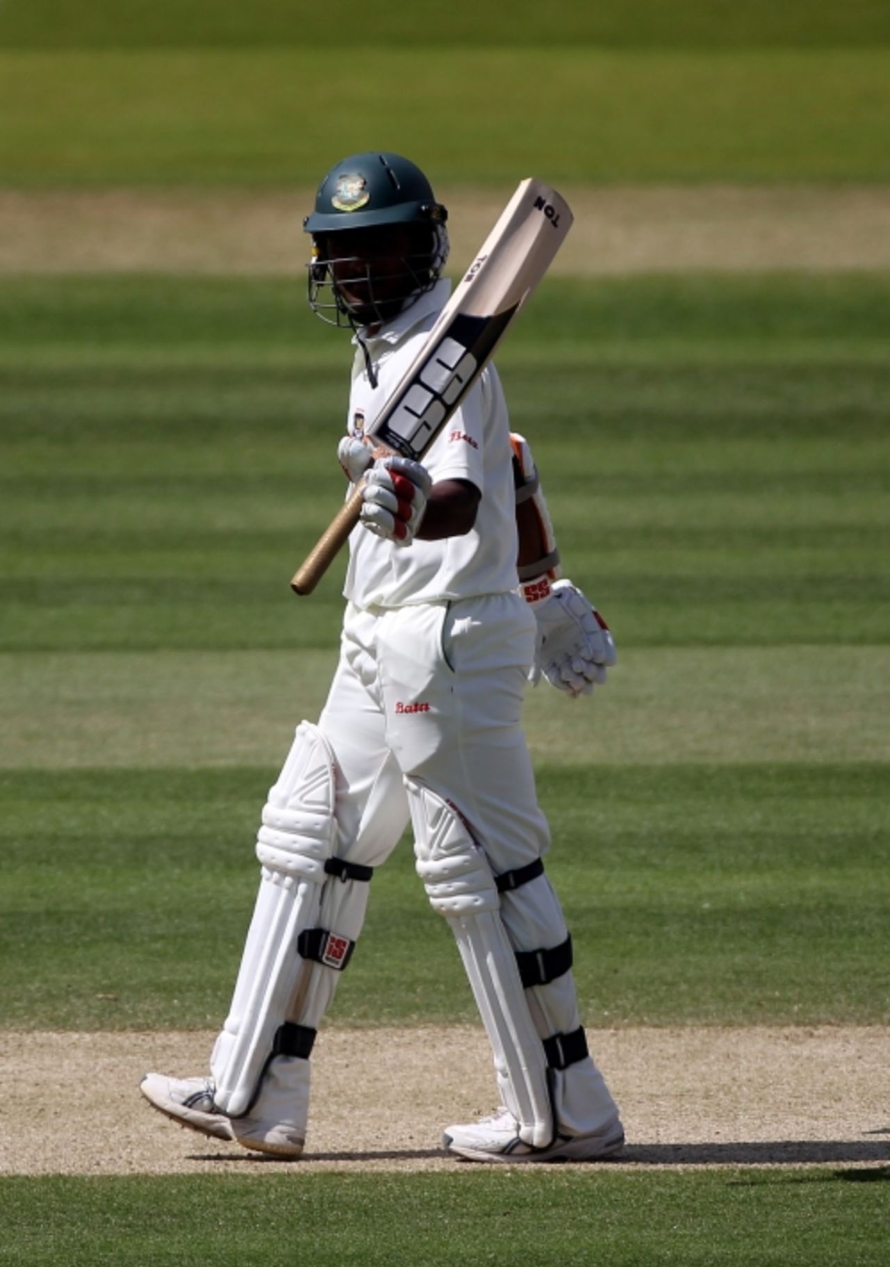 Imrul Kayes acknowledges applause for his half-century, England v Bangladesh, 1st Test, Lord's, May 30, 2010