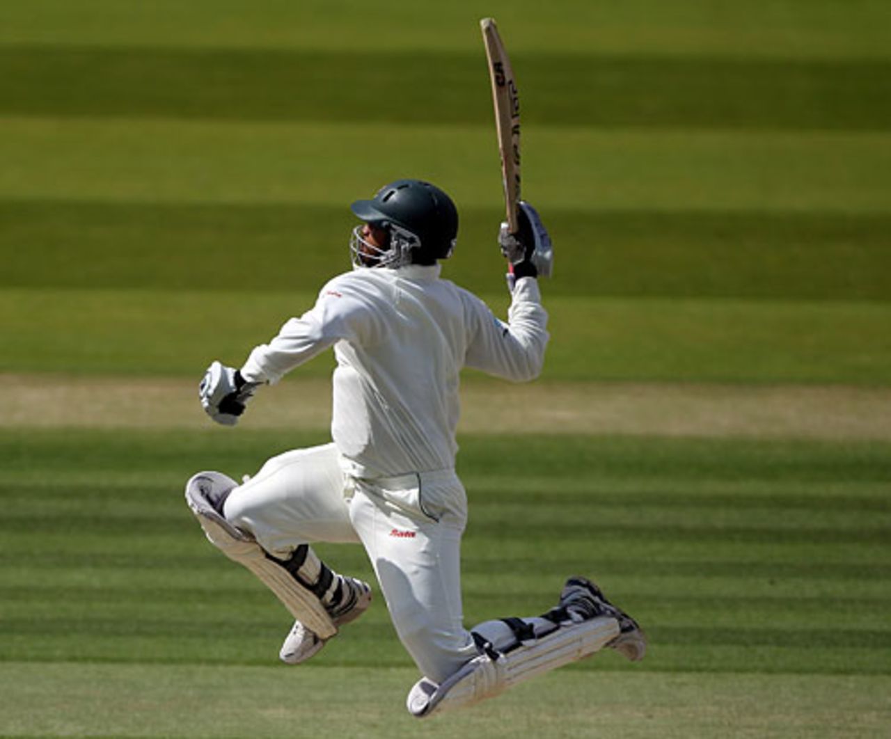 Tamim Iqbal was ecstatic after reaching a memorable hundred on the fourth afternoon at Lord's, England v Bangladesh, 1st Test, Lord's, May 30, 2010