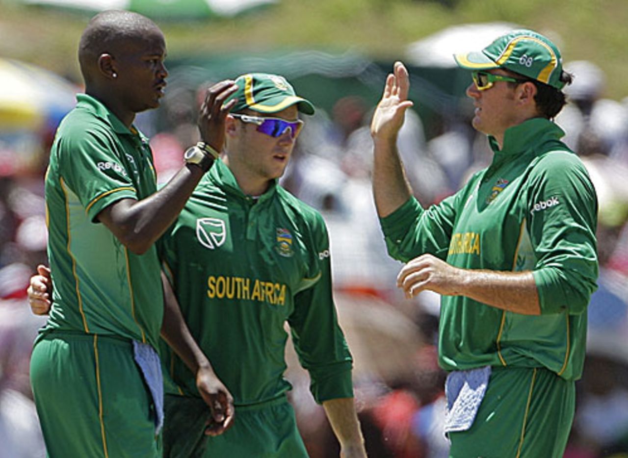 Lonwabo Tsotsobe got rid of Dale Richards for 59, West Indies v South Africa, 4th ODI, Dominica, May 30, 2010