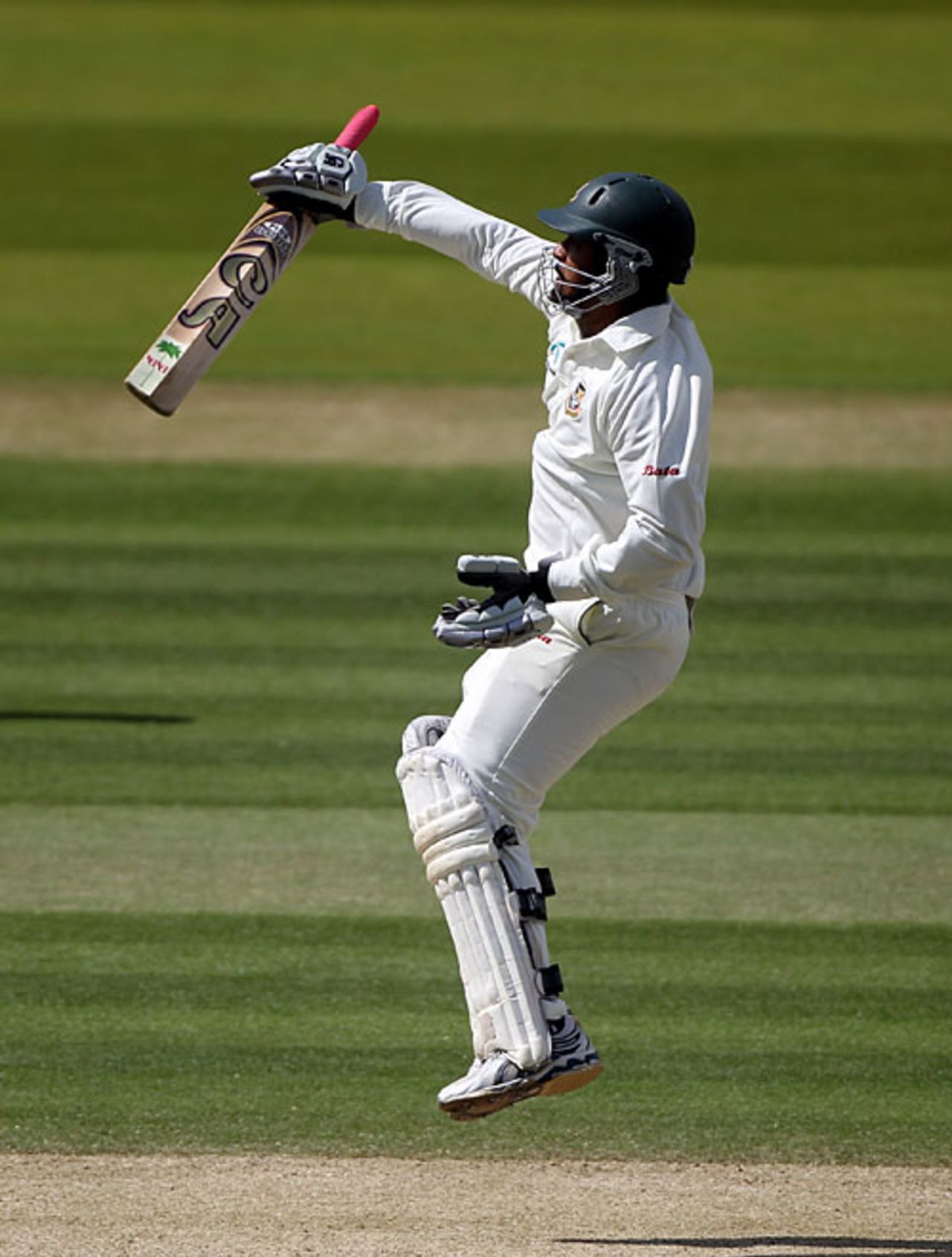 Tamim Iqbal celebrates his blistering hundred, England v Bangladesh, 1st Test, Lord's, May 30, 2010