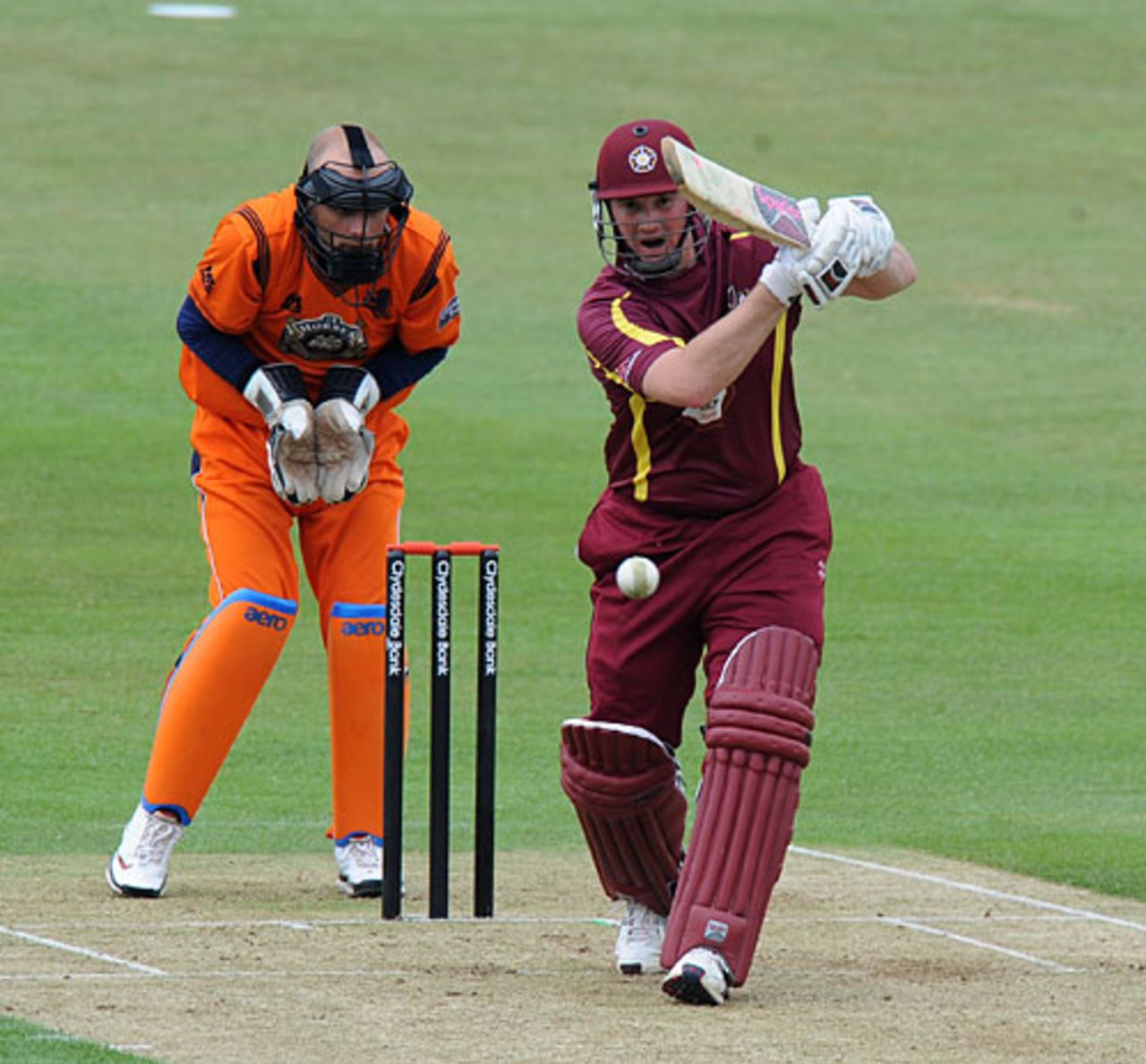 David Sales made 62 from 58 balls at the top of the order for Northamptonshire, Northamptonshire v Netherlands, Clydesdale Bank 40, Northampton, May 31, 2010