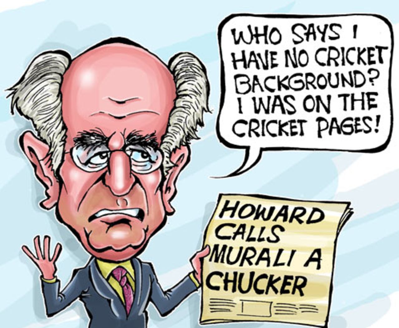 Cartoon: Cricket background