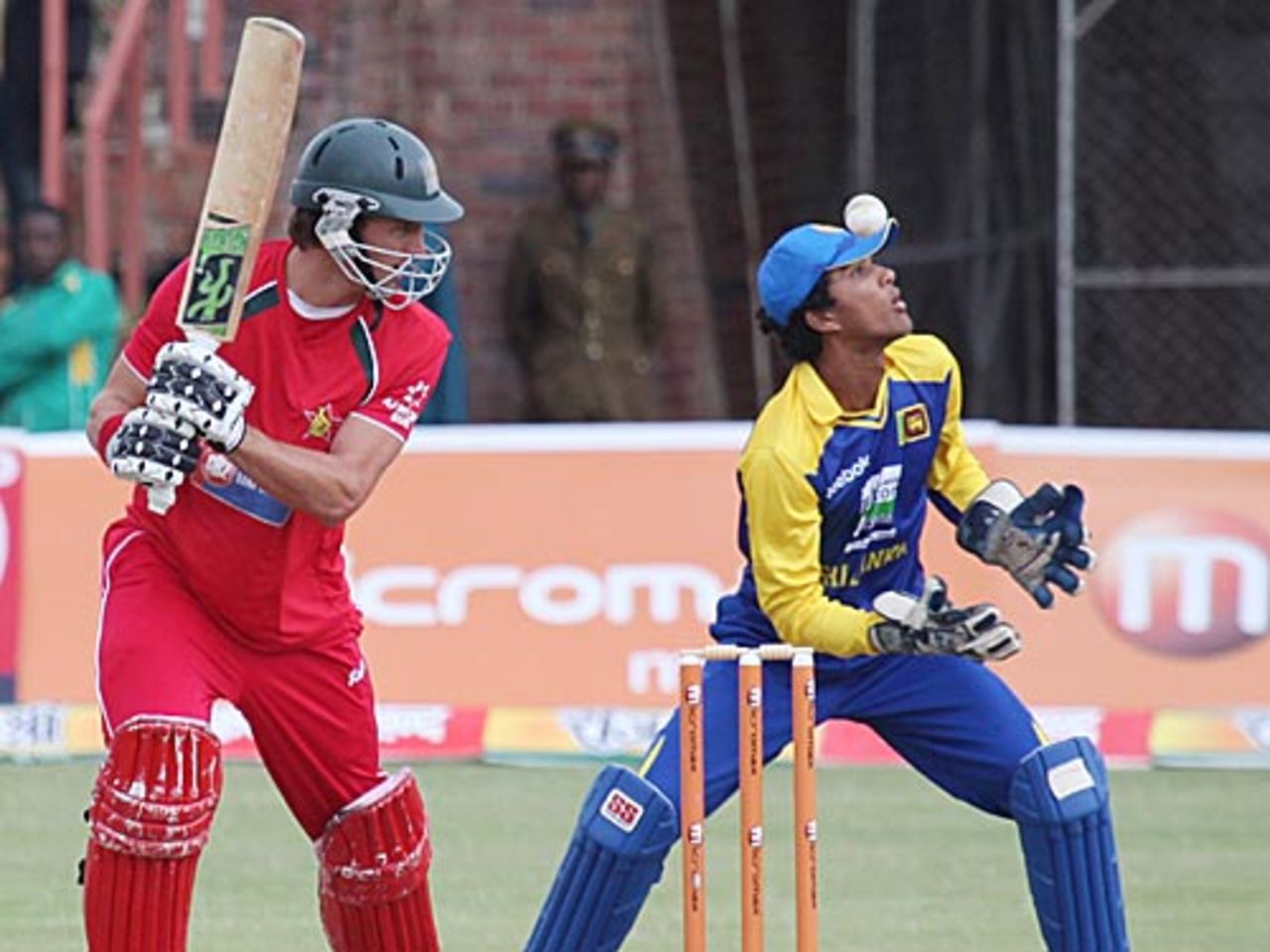 Craig Ervine was caught at slip for 7, Zimbabwe v Sri Lanka, Tri-series, 3rd ODI, Bulawayo, June 1, 2010