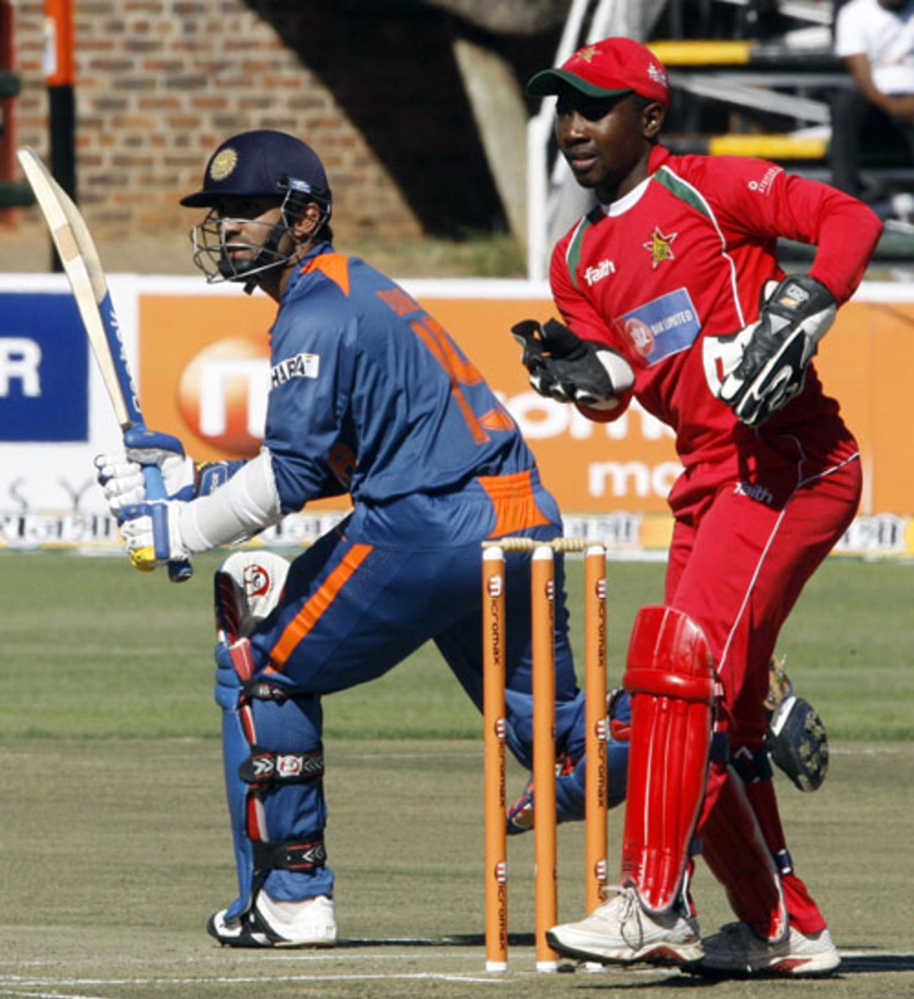 Dinesh Karthik shared an opening stand of 58 with M Vijay, India v Zimbabwe, Tri-series, 4th ODI, Harare, June 3, 2010