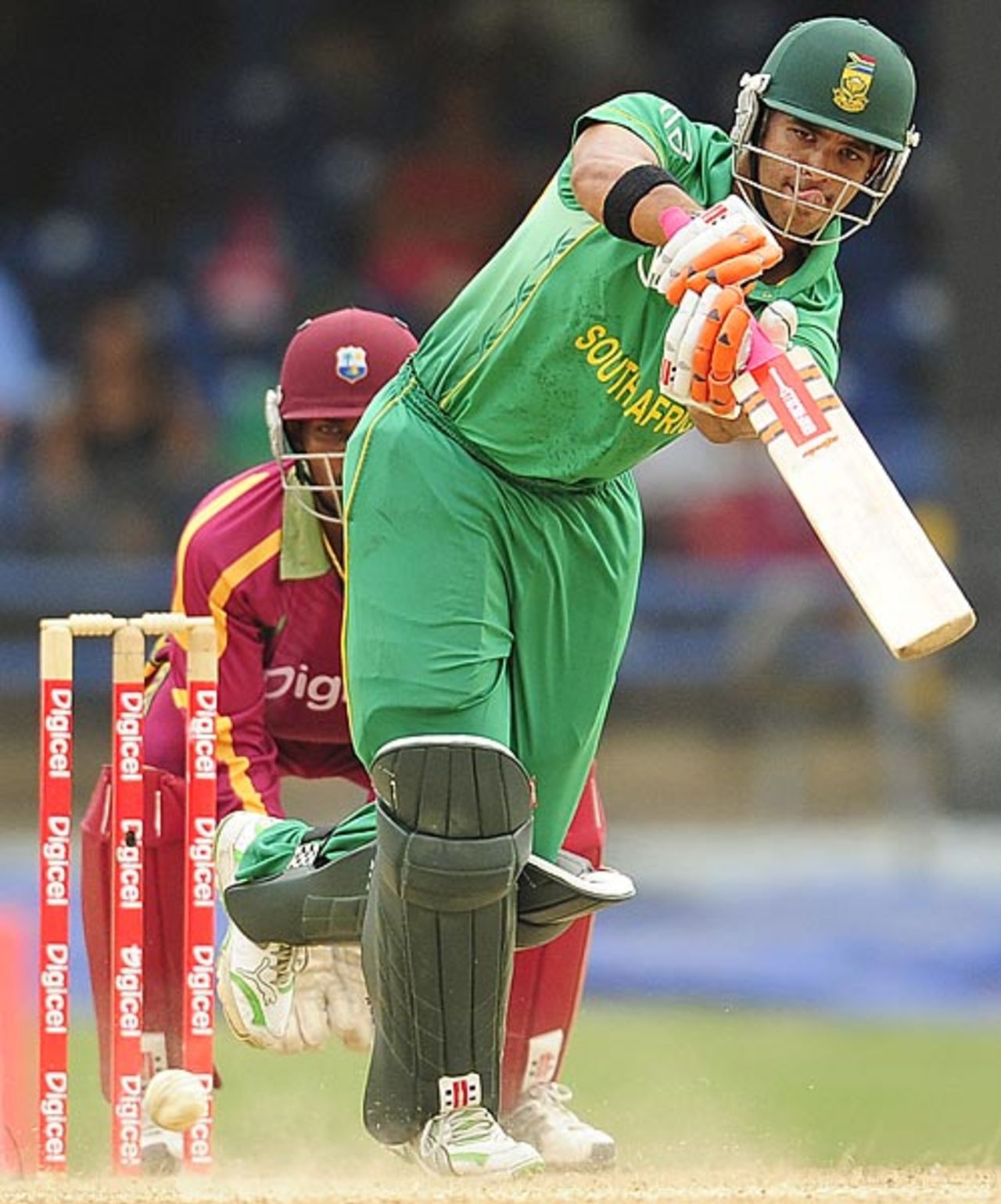 JP Duminy scored a steady half-century, West Indies v South Africa, 5th ODI, Port of Spain, Trinidad, June 3, 2010