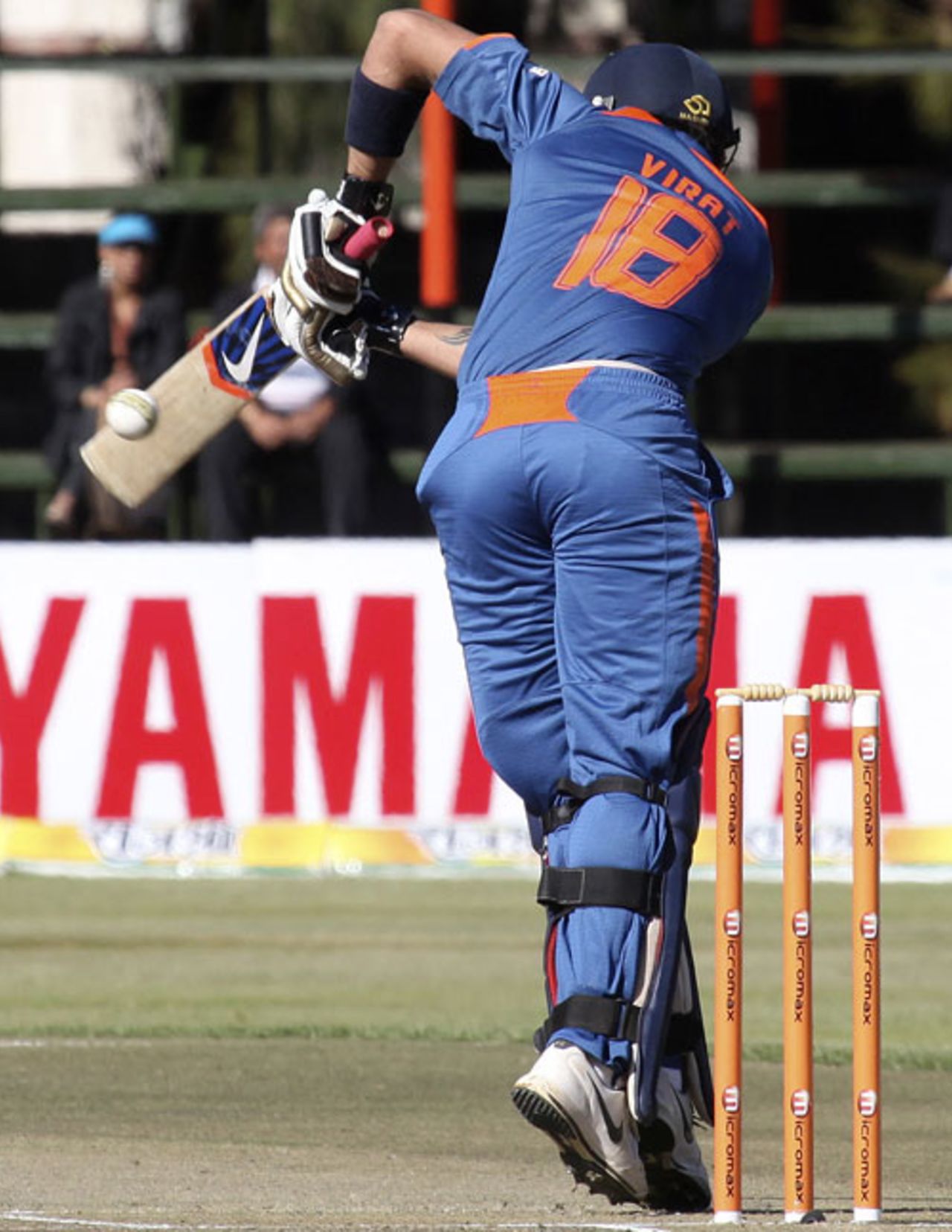 Virat Kohli times one off the hips, Sri Lanka v India, Tri-series, 5th ODI, Harare, June 5, 2010