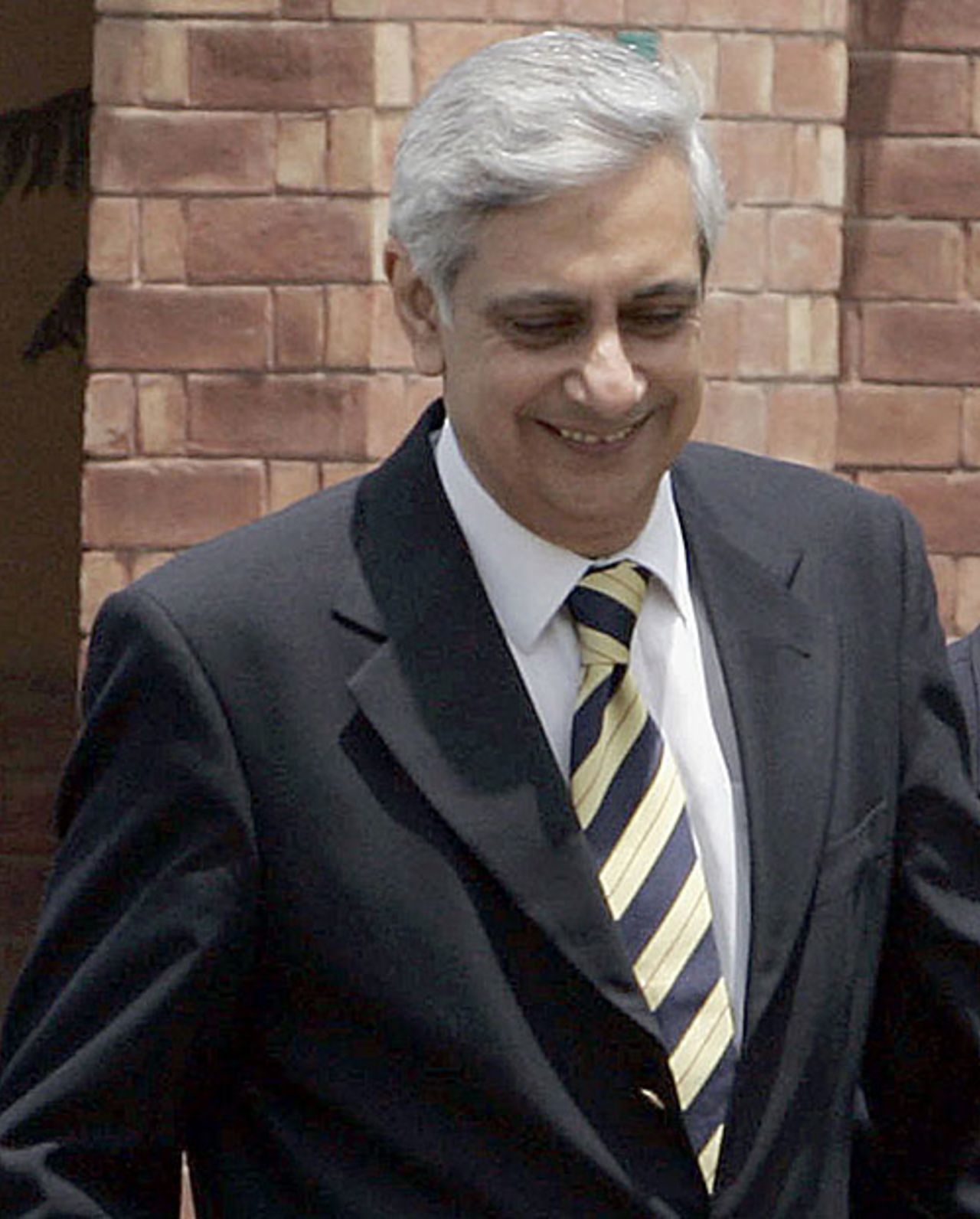 Retired judge Irfan Qadir leaves the National Cricket Academy , Lahore, June 5, 2010