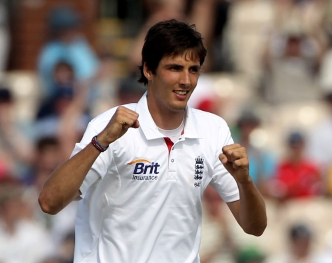 Steven Finn eventually broke through Bangladesh's stubborn opening stand, England v Bangladesh, 2nd npower Test, Old Trafford, June 5, 2010