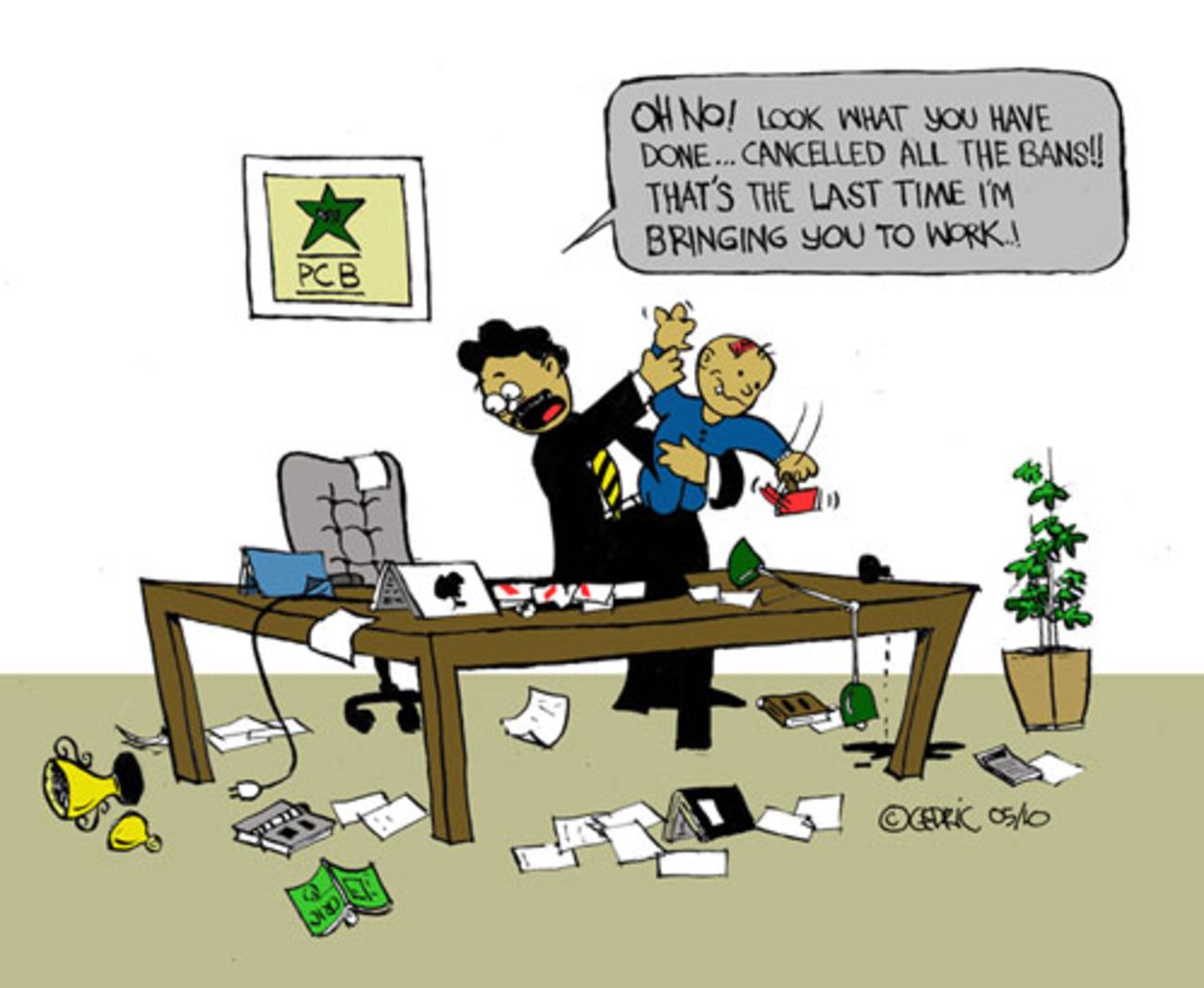 Cartoon: Baby's day out