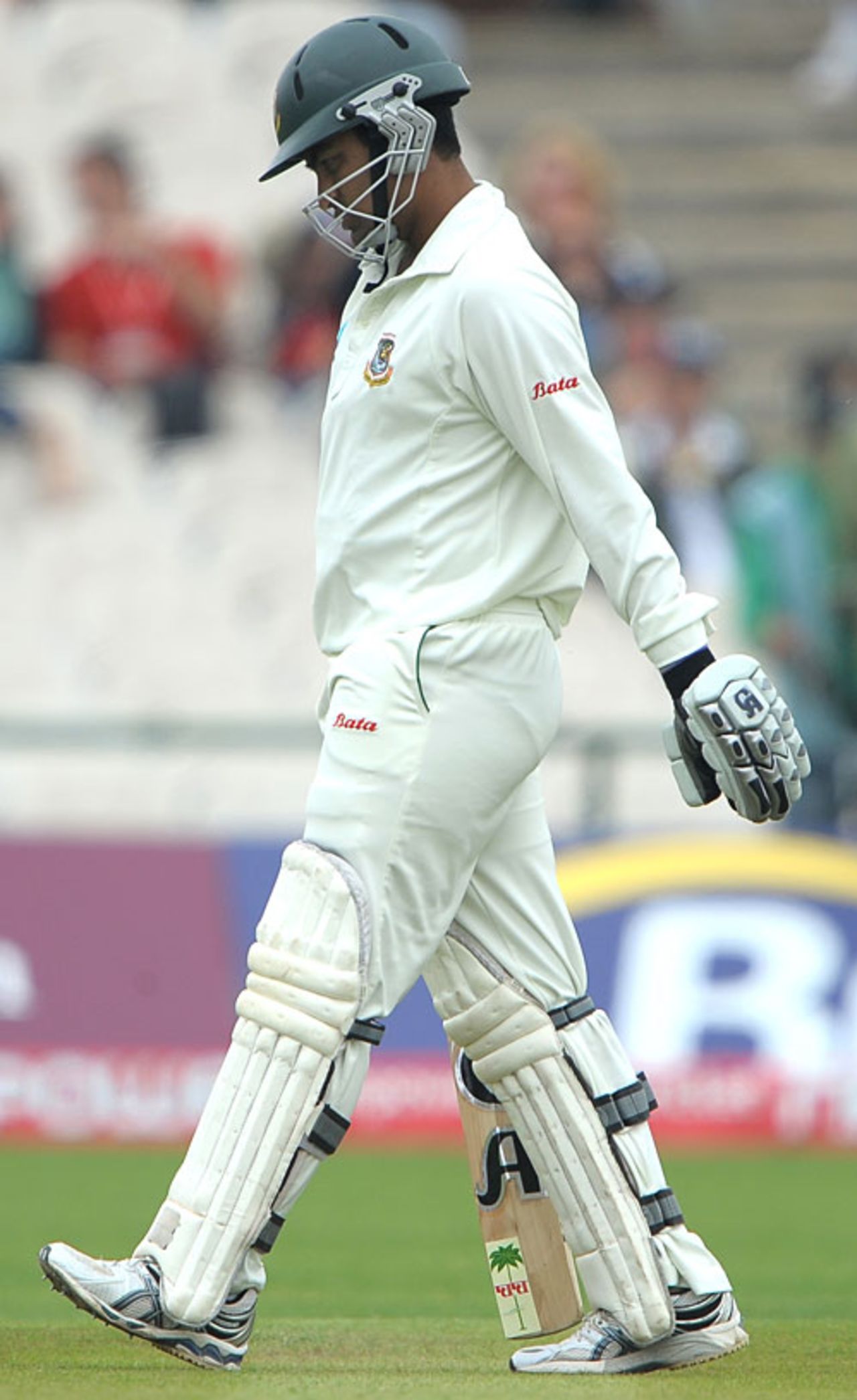 There were no heroics from Tamim Iqbal today as he departed second ball, England v Bangladesh, 2nd npower Test, Old Trafford, June 6, 2010
