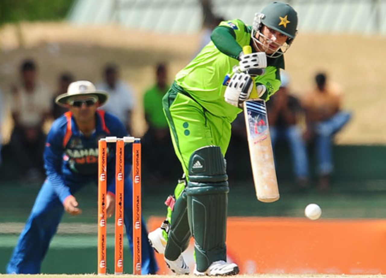Salman Butt strokes one down the ground, India v Pakistan, 4th ODI, Asia Cup, Dambulla