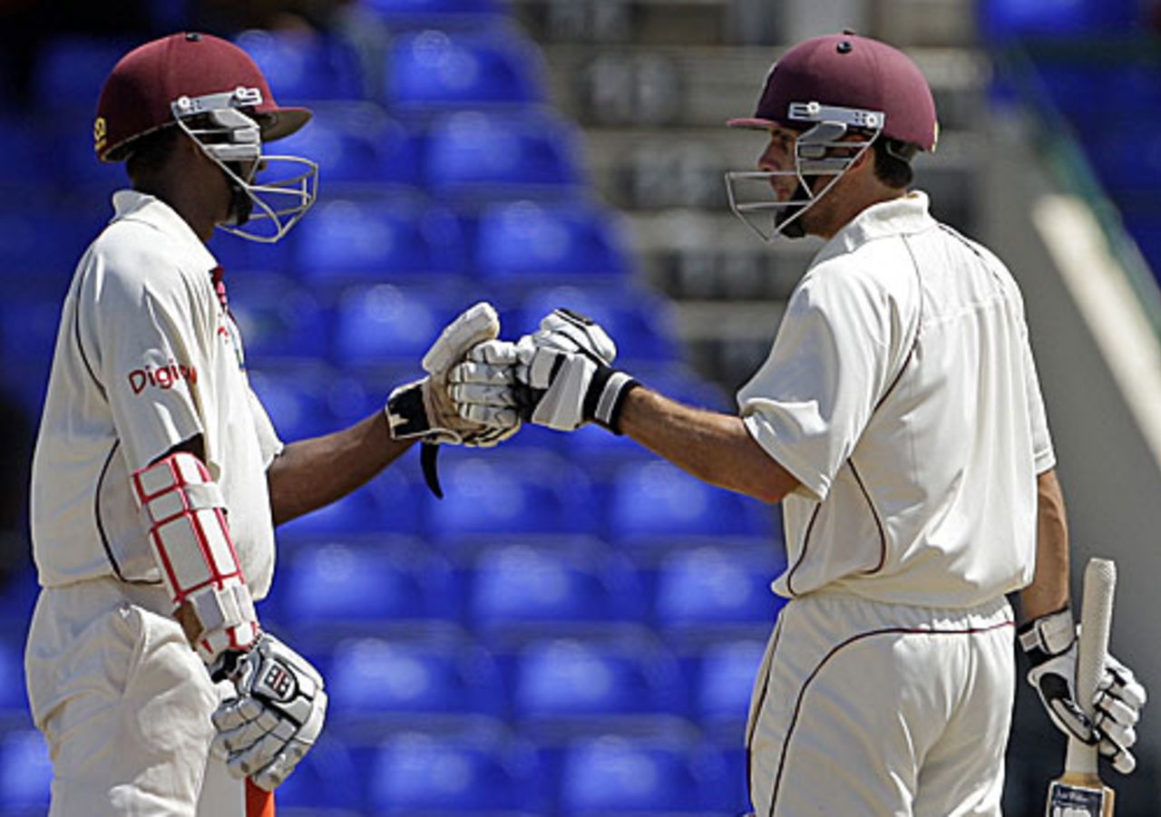 Shivnarine Chanderpaul and Brendan Nash helped West Indies fight, West Indies v South Africa, 2nd Test, St Kitts, 3rd day, June 20, 2010
