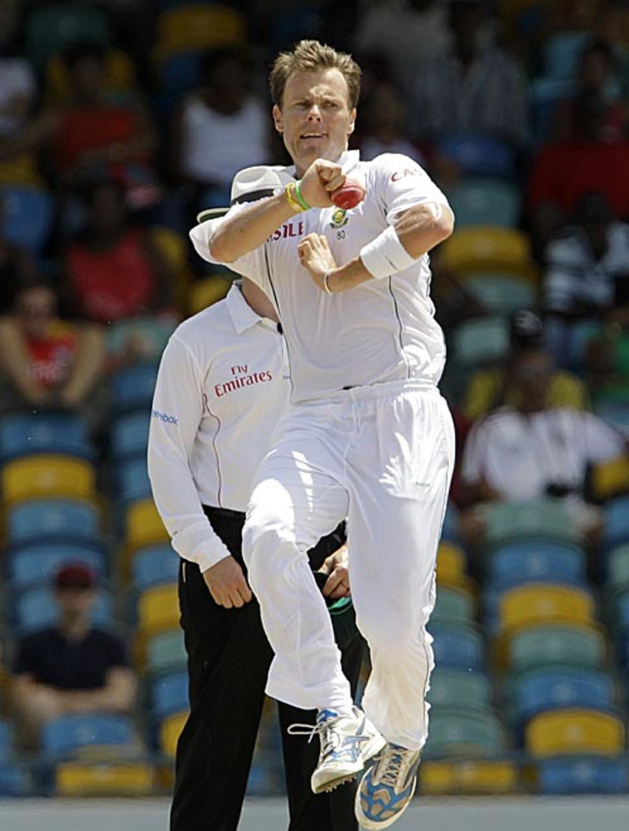 Johan Botha troubled West Indies after lunch, West Indies v South Africa, 3rd Test, Barbados, 1st day, June 26, 2010