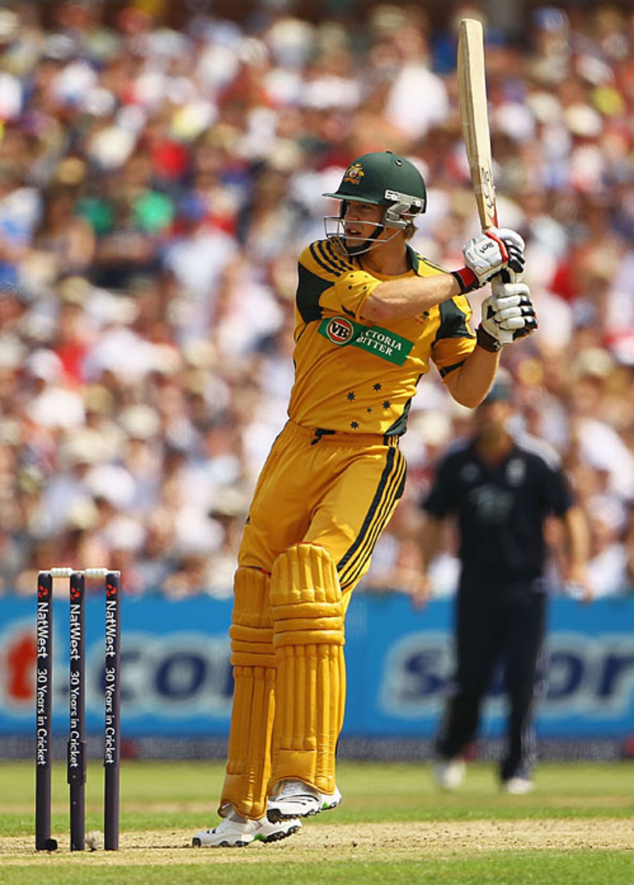 Tim Paine made a positive 44 to help Australia's start, England v Australia, 3rd ODI, Old Trafford, June 27, 2010