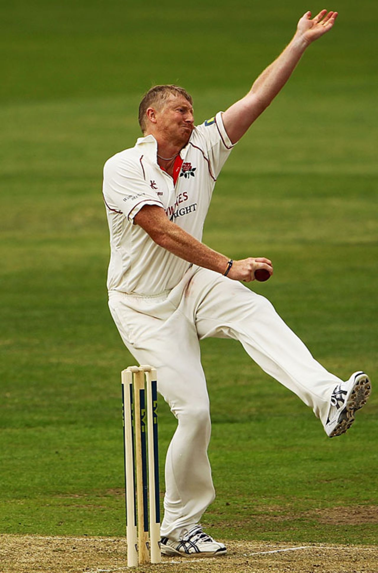 On a day where the batsmen dominated, Glen Chapple was the pick of Lancashire's bowlers with four wickets, Lancashire v Yorkshire, County Championship, Division One, Old Trafford, June 28, 2010