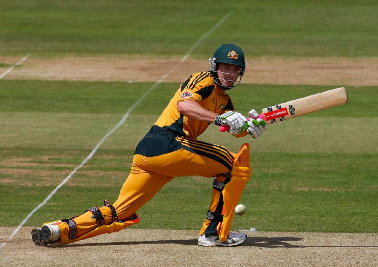 Shaun Marsh turned Australia's innings around with an aggressive half-century, England v Australia, 5th ODI, Lord's, July 3, 2010