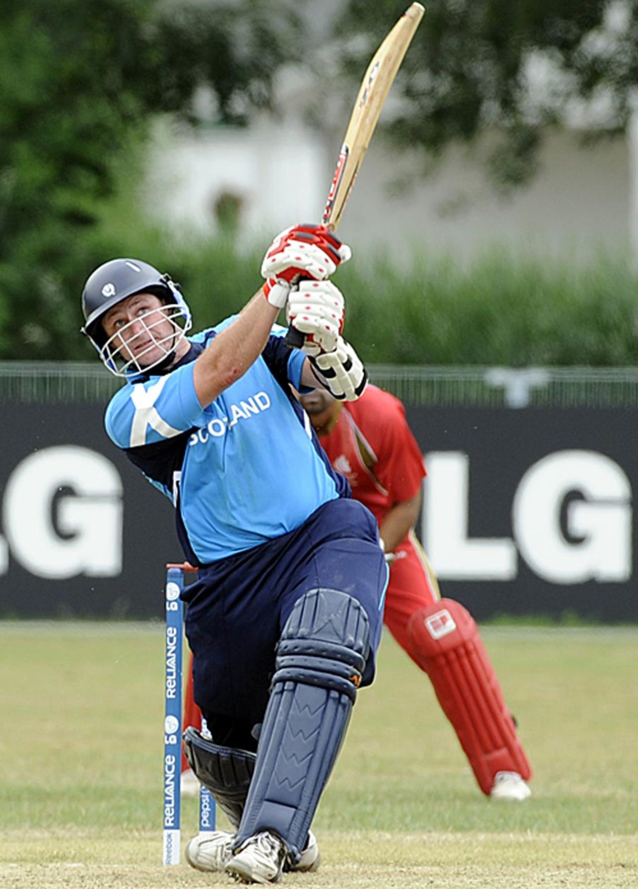 Neil McCallum on his way to 89, Canada v Scotland, ICC WCL Division 1, Amstelveen, July 3 2010