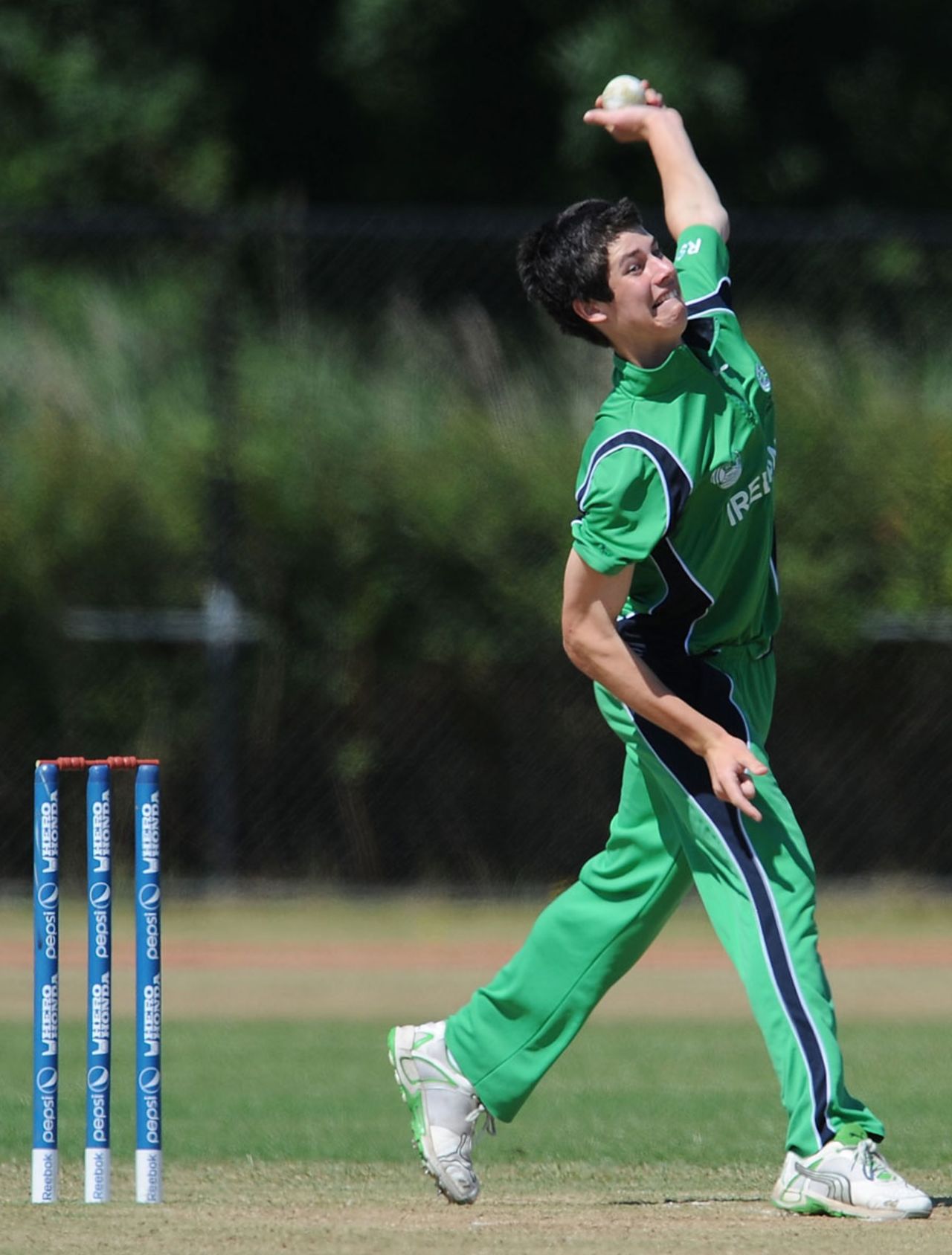 George Dockrell was impressive again for Ireland, Afghanistan v Ireland, ICC WCL Division 1, Rotterdam, July 4  2010