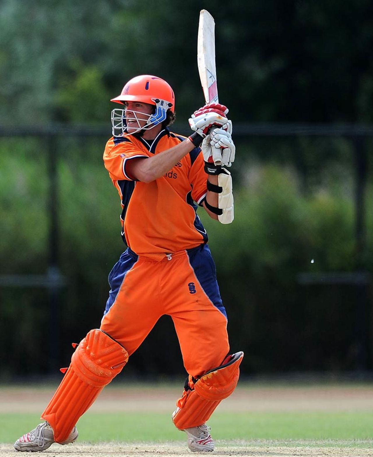 Eric Szwarczynski on his way to a match-winning unbeaten 84, Netherlands v Canada, ICC WCL Division 1, Rotterdam, July 5 2010