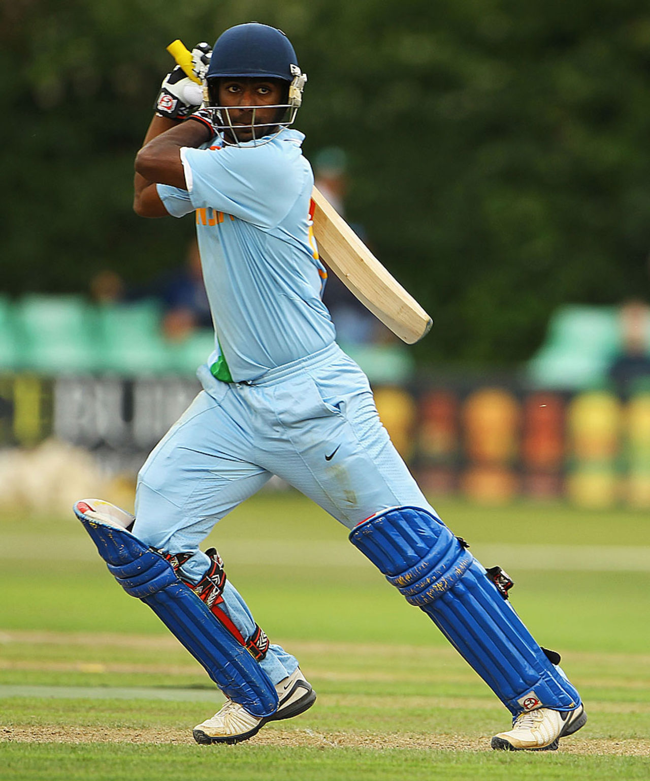 Abhinav Mukund flays one through the off side, England Lions v India A, A Team Tri-series, Worcester, July 6, 2010 