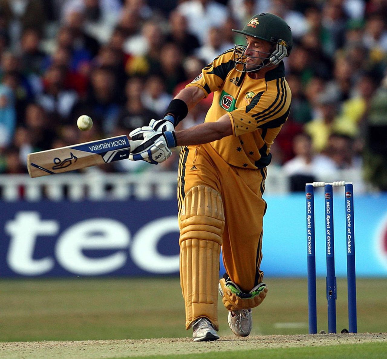 Mike Hussey kept Australia in the game with 25 off 14 balls, Pakistan v Australia, 2nd Twenty20, Edgbaston, July 6 2010