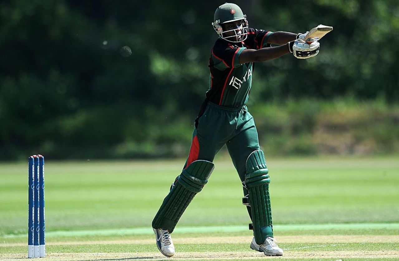 Maurice Ouma top scored with 38, Canada v Kenya, ICC World Cricket League Division 1, Schiedam, July 9, 2010