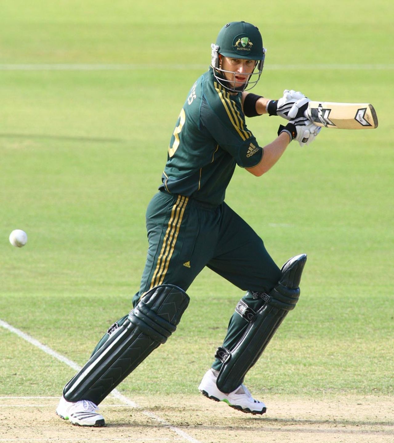 Adam Voges anchored Australia A's innings with his 81, Australia A v Sri Lanka A, 3rd unofficial ODI, Brisbane, July 10, 2010