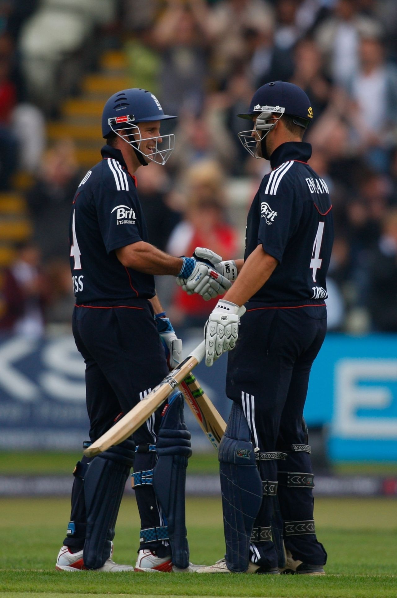 Andrew Strauss and Jonathan Trott put on 250 for the second wicket, a new record for England in ODIs, England v Bangladesh, 3rd ODI, Edgbaston, July 12, 2010
