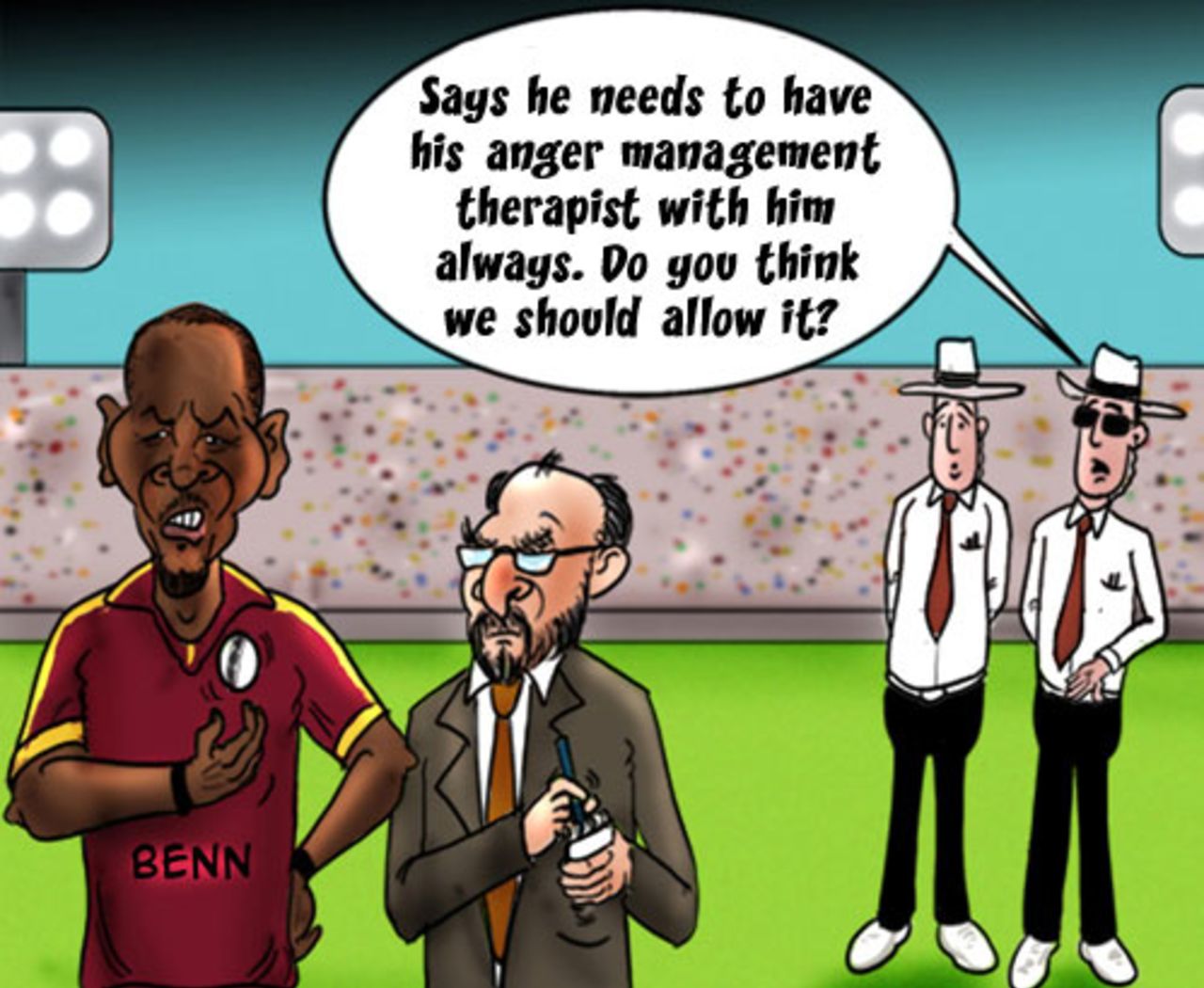 Cartoon: Anger therapy