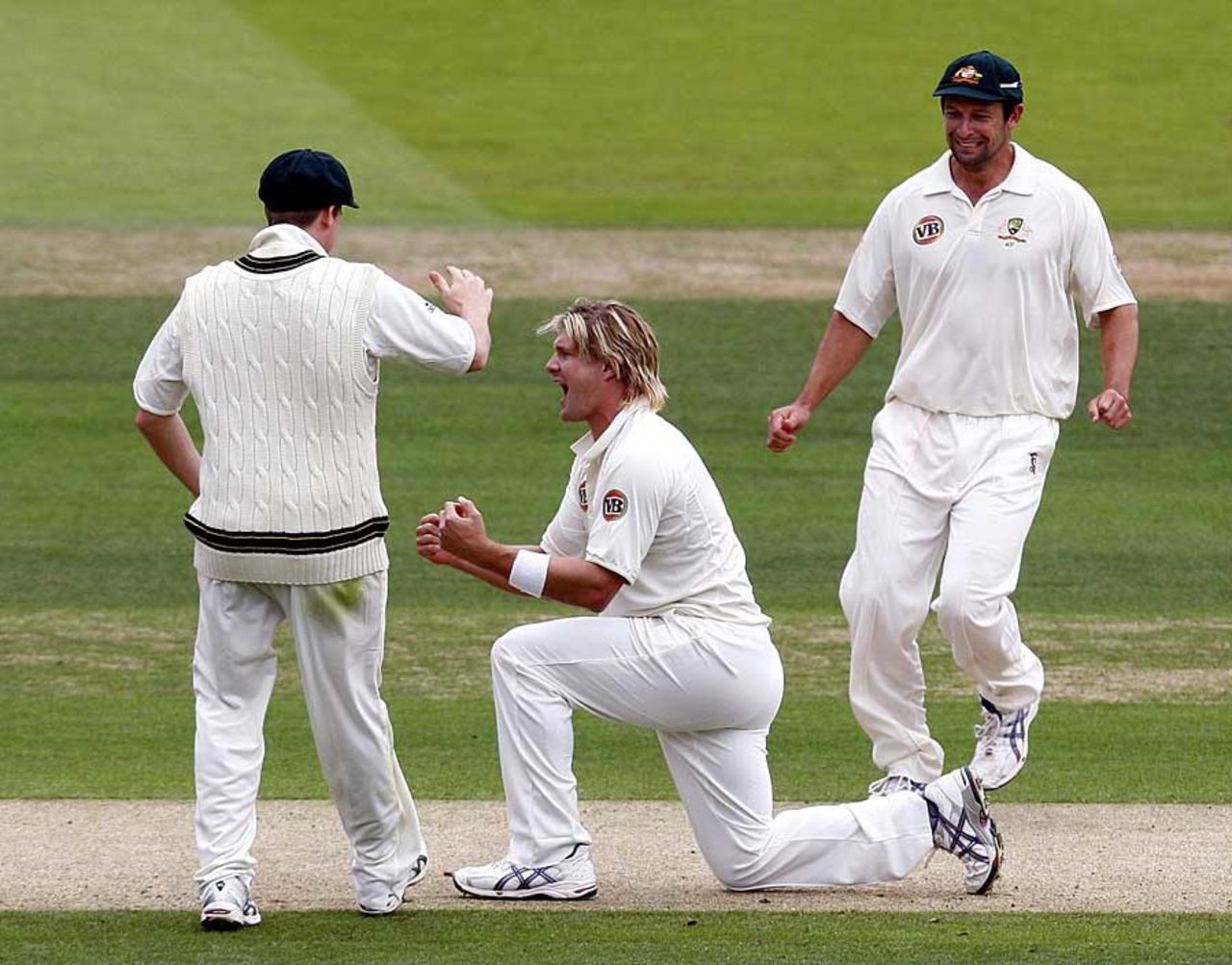 Shane Watson celebrates another of his four wickets, Pakistan v Australia, 1st Test, Lord's, July 14, 2010